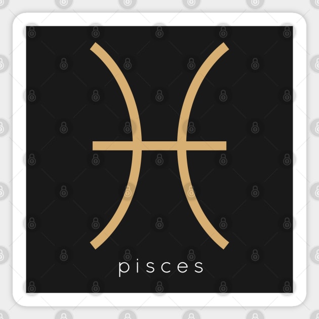 Zodiac Sign Pisces Sticker by teeleoshirts